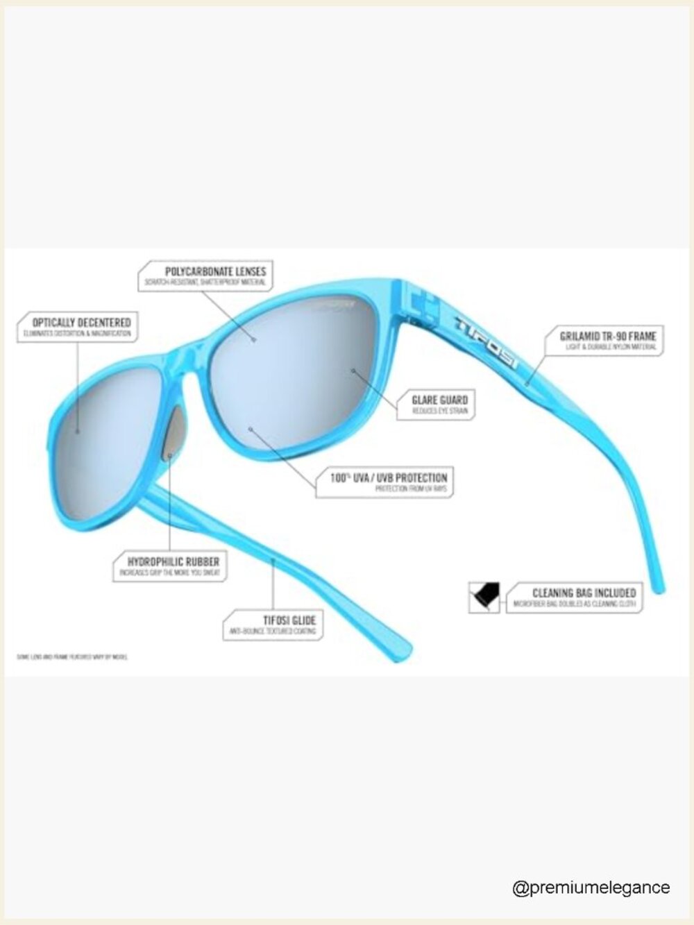 Shatterproof UV Protection Sport Sunglasses - Lightweight Plant-Based Frame, - Picture 2 of 7